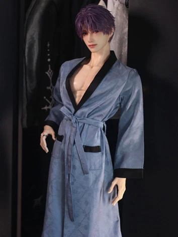 ドール用服 バスローブ パジャマ 部屋着『恋与深空』ブラック/ベージュ/ブルー/ホワイト ID75サイズ人形用 BJD DOLL