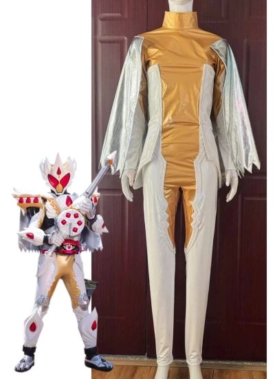 【タイツ+グローブ+インナーマスク+肩のストラップ3本】仮面ライダーガヴ風 ケーキングフォーム Caking Form風 全身タイツ アンダースーツ コスチューム コスプレ衣装 スーツ サイズオーダー可能 仮装