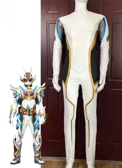 【タイツ+グローブ+インナーマスク】仮面ライダーガッチャード風 プラチナガッチャード風 コスチューム 全身タイツ  Platina Gotchard風 全身タイツ アンダースーツ コスプレ衣装 スーツ サイズオーダー可能 仮装