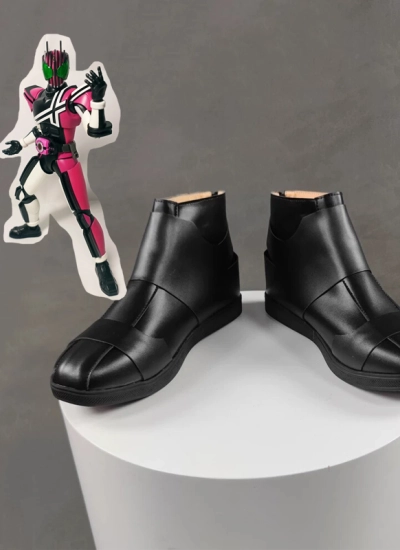 ディケイド風 Rider DCD  Decade風 レザー靴 コスプレ 靴  シューズ cosplay シューズ  コスチューム  コスチューム  サイズオーダー対応可 コスチューム 仮装