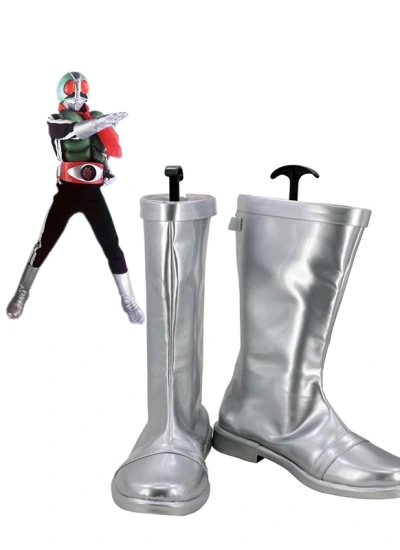 ライダー1号風 Rider 1 レザー靴 コスプレ 靴  シューズ cosplay シューズ  コスチューム  コスチューム  サイズオーダー対応可 コスチューム 仮装