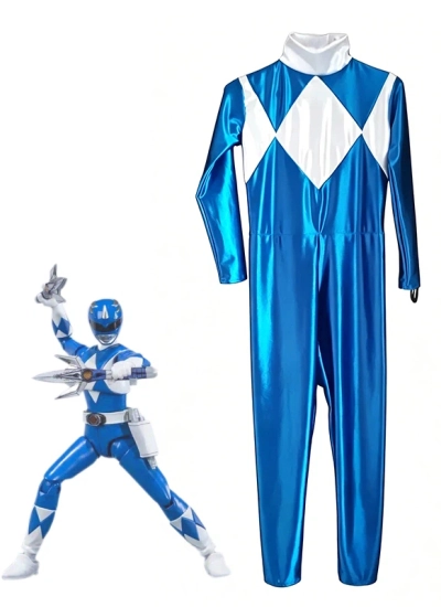 トリケラレンジャー cosplay スーツ コスプレ衣装 全身タイツ 戦士 恐竜戦隊ジュウレンジャー風 コスチューム ヒーロースーツ 戦隊風インナー オーダーメイド