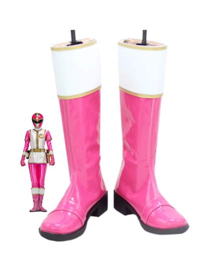 ホウオウレンジャー コスプレブーツ cosplay 戦隊風 五星戦隊 ダイレンジャー cosplay コスプレ レザー靴 コスプレブーツ シューズ cosplay 仮装靴
