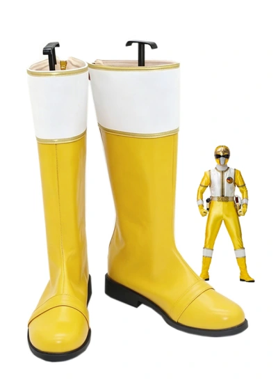 キリンレンジャー コスプレブーツ cosplay 戦隊風 五星戦隊 ダイレンジャー cosplay コスプレ レザー靴 コスプレブーツ シューズ cosplay 仮装靴