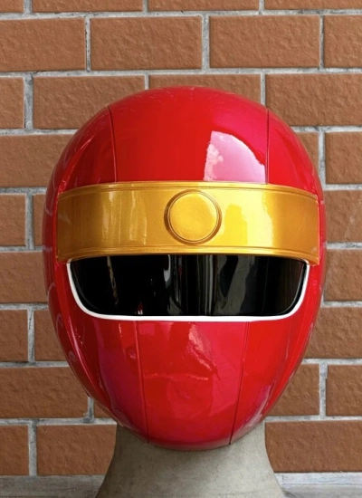 ニンジャレッド cosplay ヘルメット 視線確保 忍者戦隊 カクレンジャー風 戦士 コスプレ ヘルメット 樹脂製  オーダーメイド対応  コスチューム