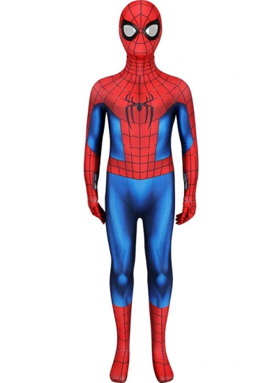 kids 子供用 Spider-Man: Brand New Day風 全身タイツ スール スパイダーマン風 コスチューム cosplay スパイダーマン ブランニューデイ風 プレミアム 全身タイツ コスチューム 高精度プリント 伸縮性抜群