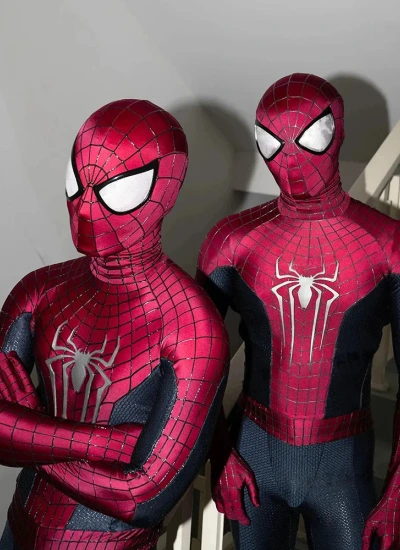 シリコーンスクリーン・プレミアムシリーズ👑 The Amazing Spider-Man2 風 アメイジング・スパイダーマン 風  レプリカスーツ  全身タイツ コスプレ コスチューム cosplay 仮装