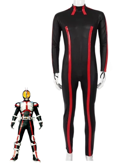 レザー生地🔥 仮面ライダー555 ファイズ Faiz風 ライダー系スーツ ボディスーツ cosplay 全身タイツ オーダーメイド  コスプレ コスチューム cosplay 仮装