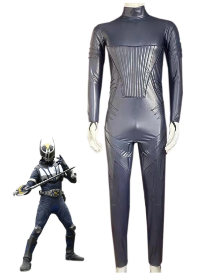 ストレッチレザー🌟 ナイト Knight 仮面ライダーナイト風 龍騎 ライダー系スーツ ボディスーツ cosplay 全身タイツ オーダーメイド  コスプレ コスチューム cosplay 仮装