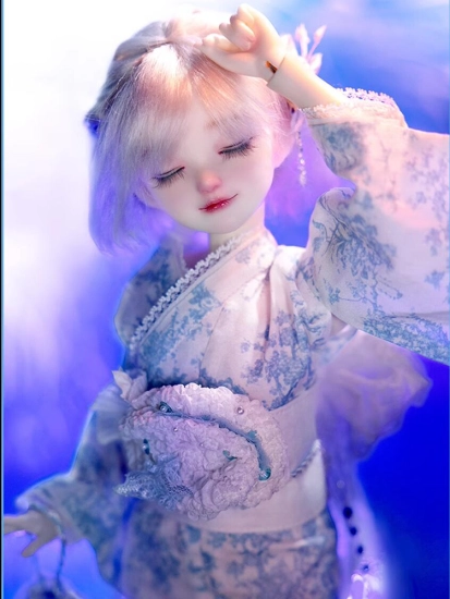 ドール フルセット 叮当 Dingdang 閉じ目 女の子 41cm MSDサイズ 球体 